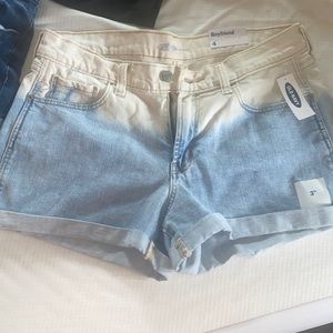 Old navy boyfriends jean shorts